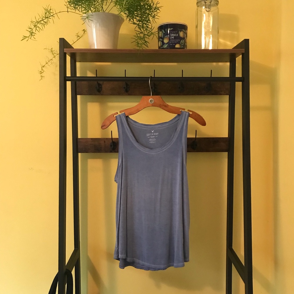 American Eagle Soft & Sexy Blue/Perwinkle Tank - M